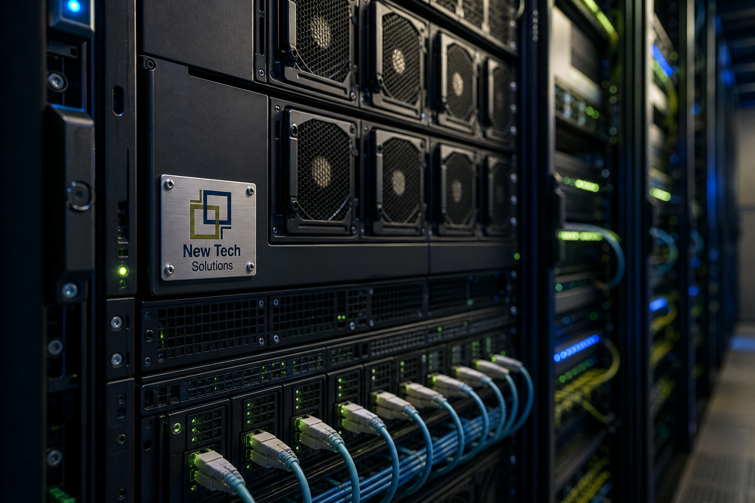 High-density GPU server racks ready for architecture review
