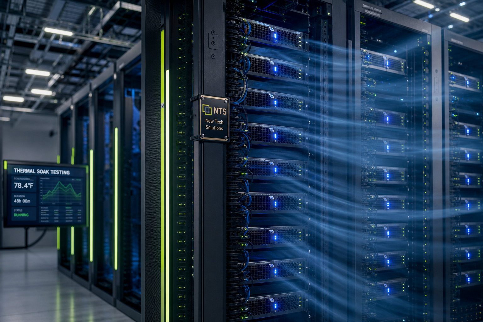 Thermal soak testing for high-density racks