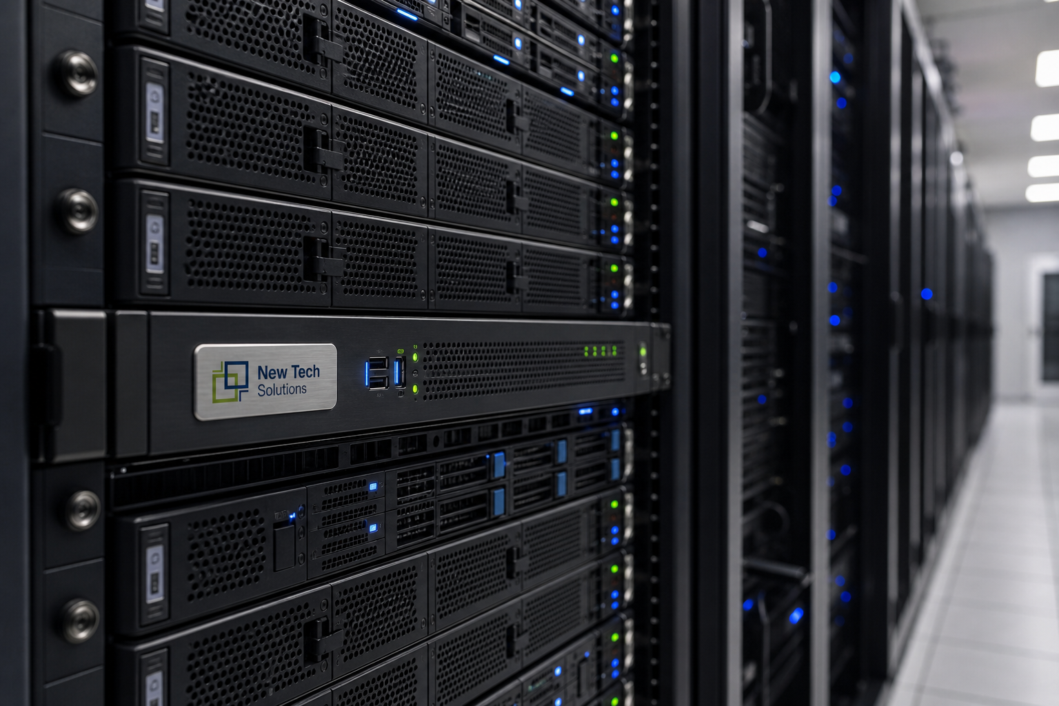 Enterprise 1U, 2U, and 4U rackmount servers engineered for data center deployments