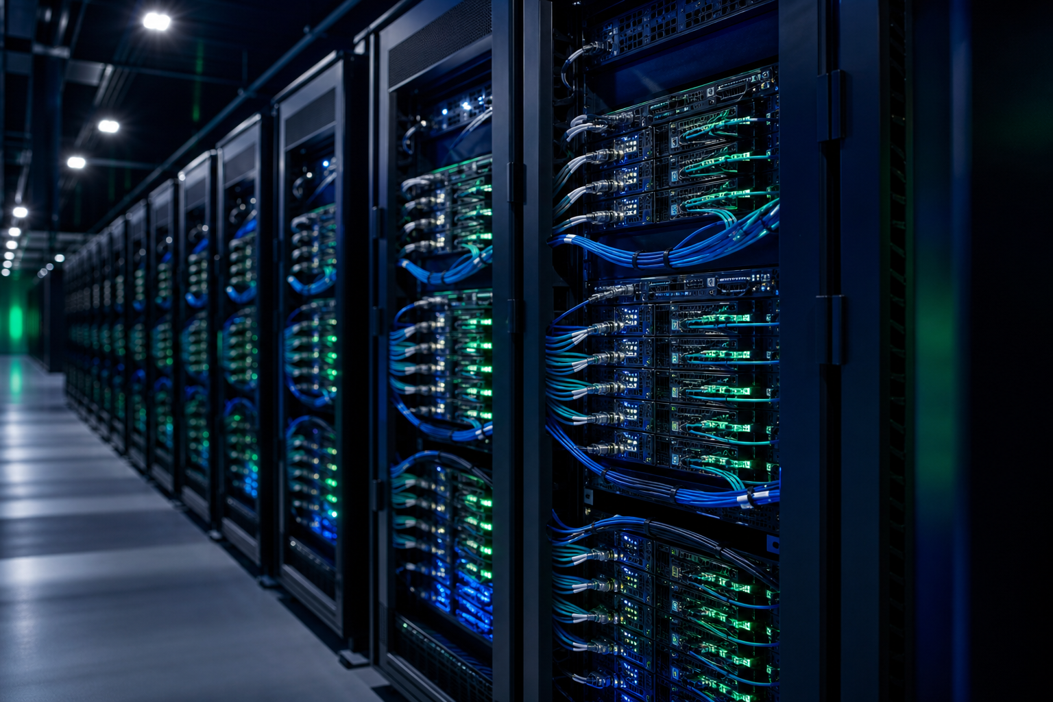 HPC and AI compute cluster with high-speed fabric