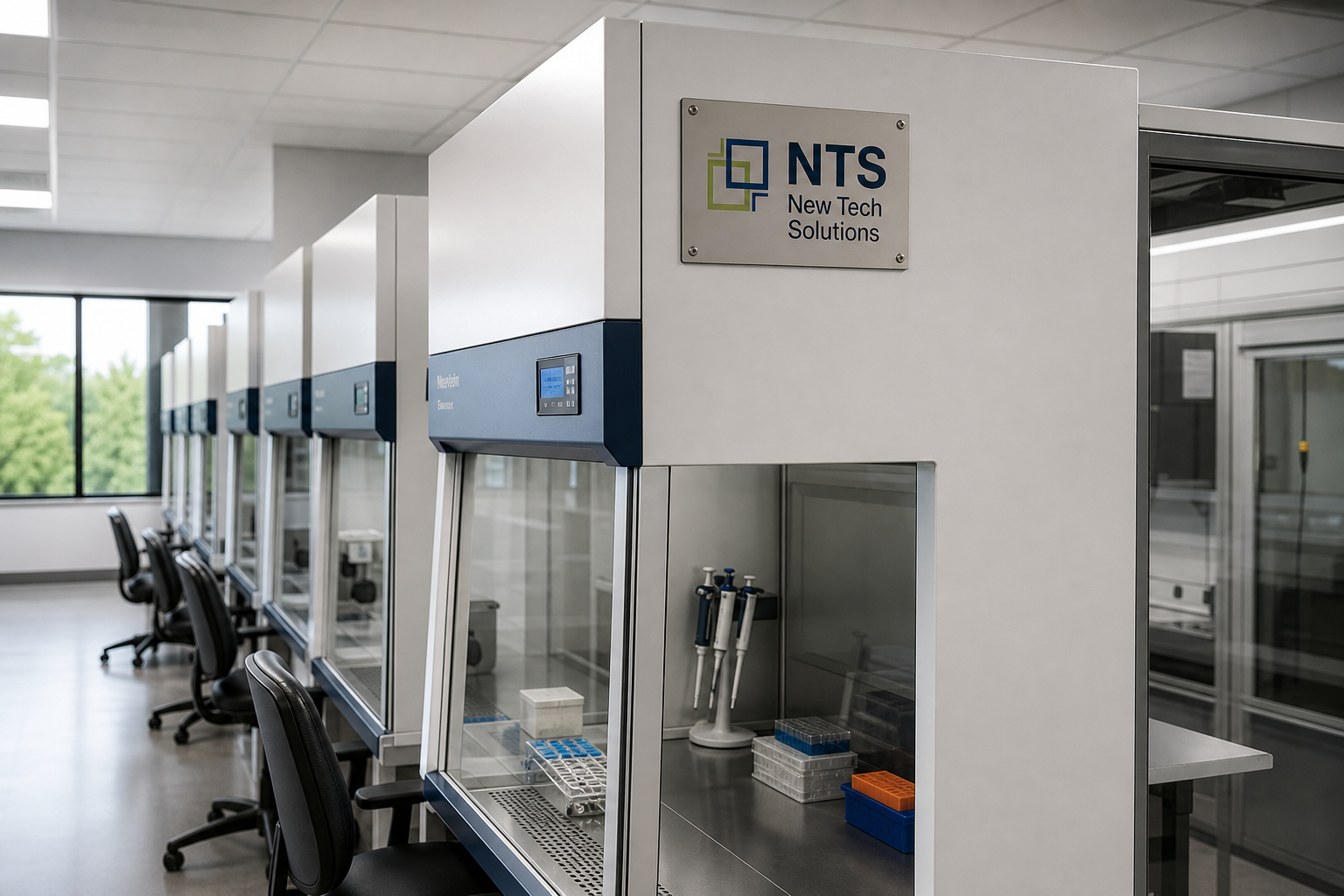 Federal lab tower workstation staging at NTS