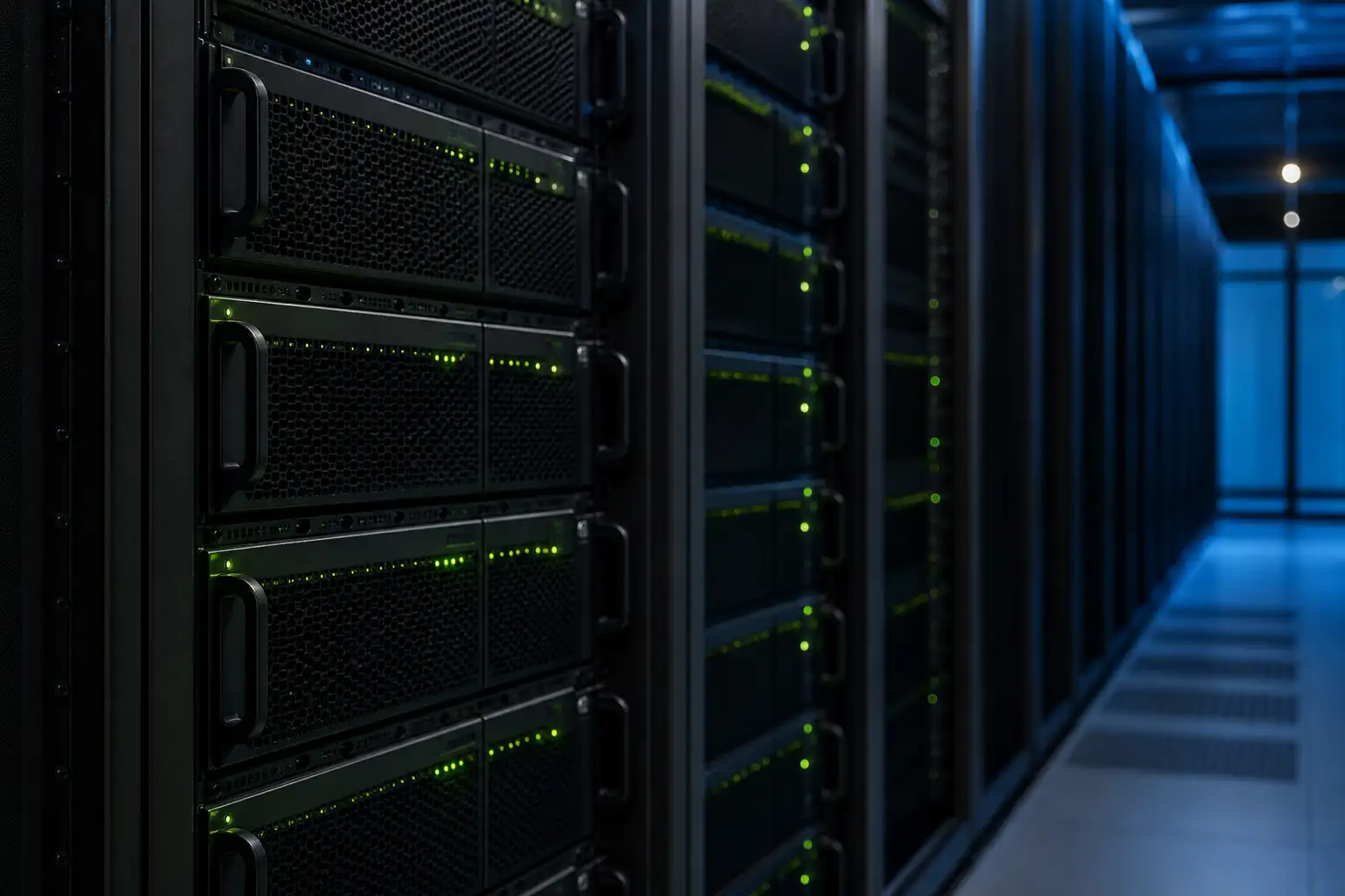 Enterprise GPU rack servers staged for engineer-to-order deployment