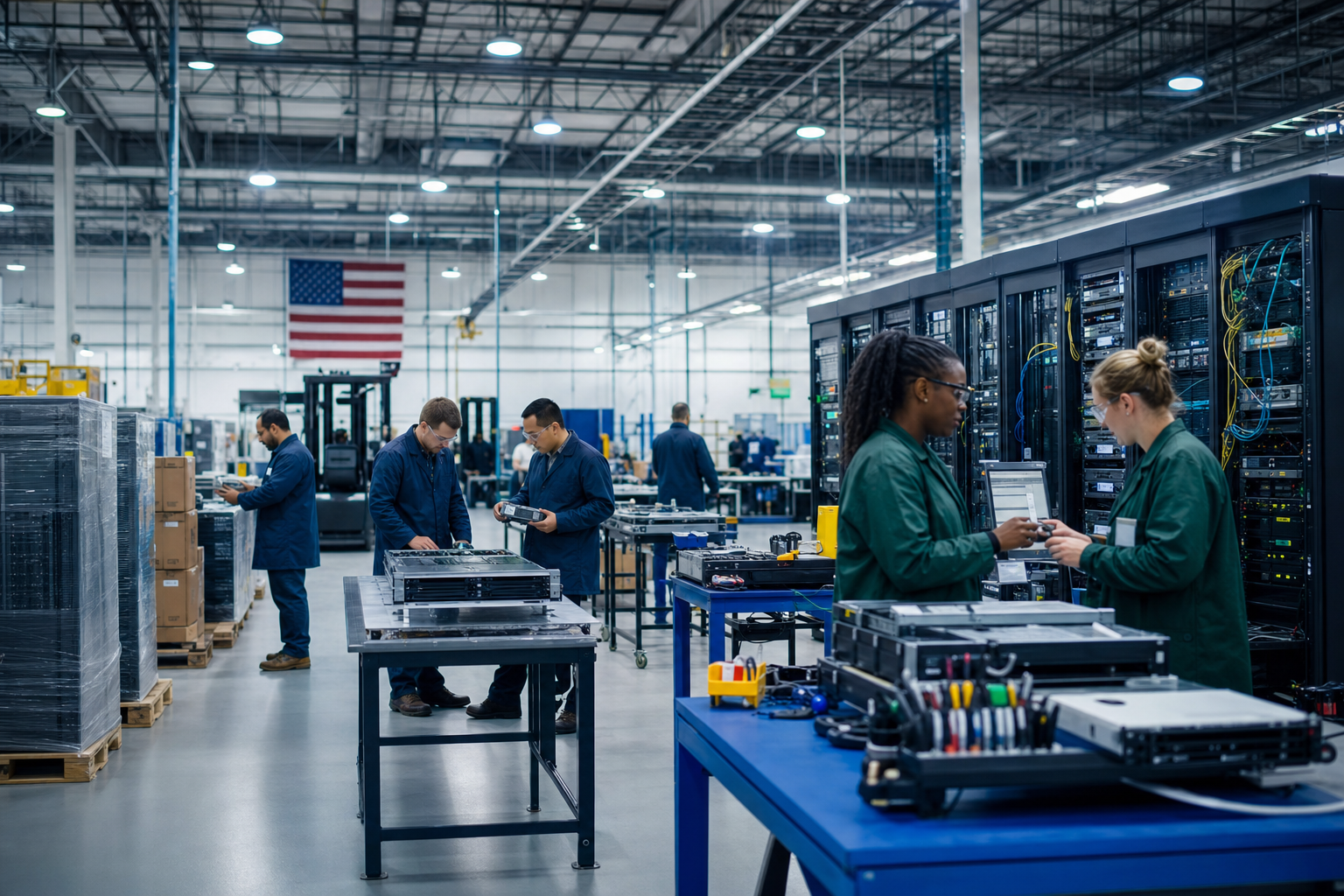 U.S. integration facility validating server systems for federal and SLED programs