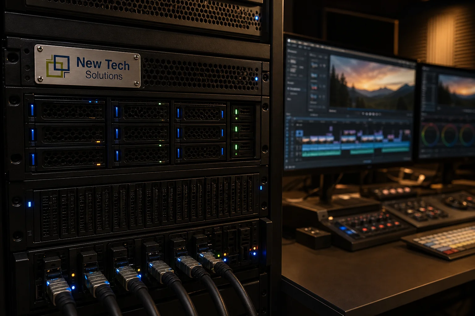 High-performance storage for media render and post-production workloads
