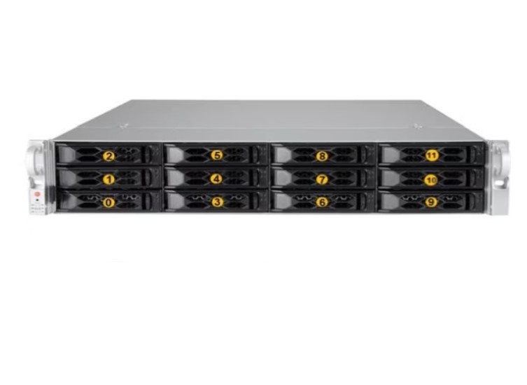 Picture of NTS Elite Command 2U Mainstream Server with Single Processor and 14 Drive Bays