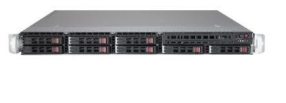 Picture of NTS Elite Command 1U Enterprise Server with Single CPU and 8 Drive Bays 