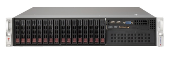 Picture of NTS Elite Command 2U Enterprise Server with Dual CPUs and 16 Drive Bays