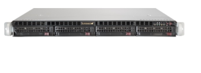 Picture of NTS Elite Command 1U Storage-Optimized Server with Single Processor and 4 Drives