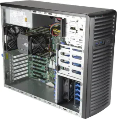 Picture of NTS Elite Studio 8-Bay Mid-Tower Workstation Server 8 Drive Bays