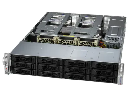 Picture of NTS Elite Command 2U Server with 12 Hot-Swap Drive Bays