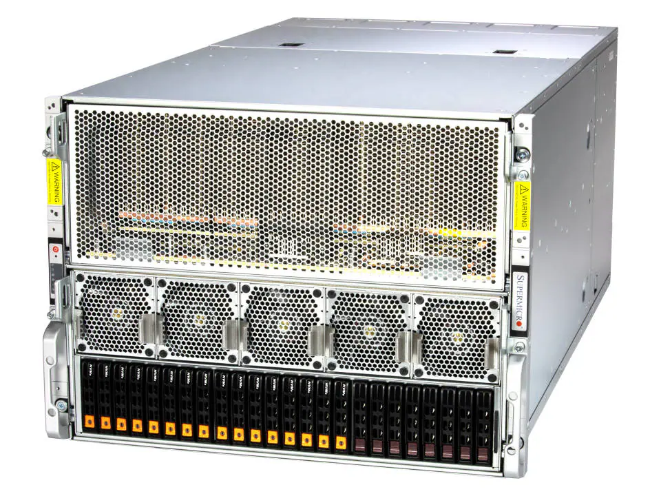 Picture of NTS Elite APEX 8U Next-Gen GPU Server Dual AMD EPYC, 8-GPU