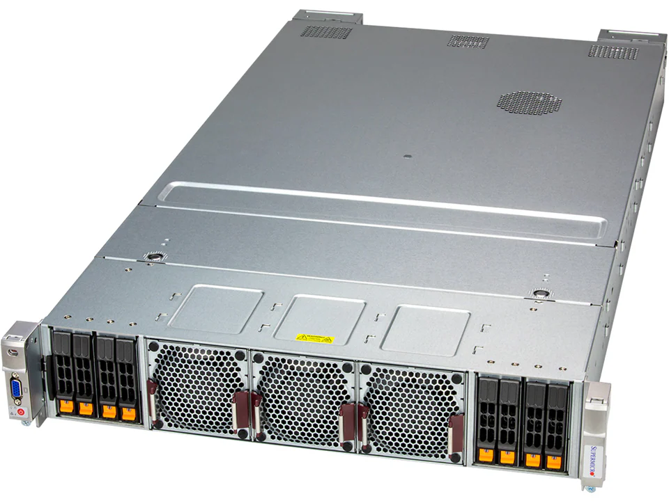 Picture of NTS Elite APEX 2U 4-GPU/ APU MI300A Liquid-Cooled AI Server