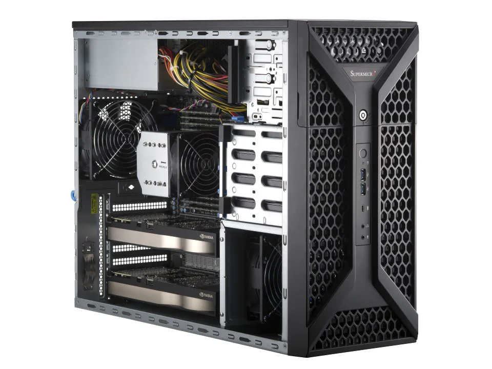 Picture of NTS Elite Studio Professional Workstation Supports 4 Drives