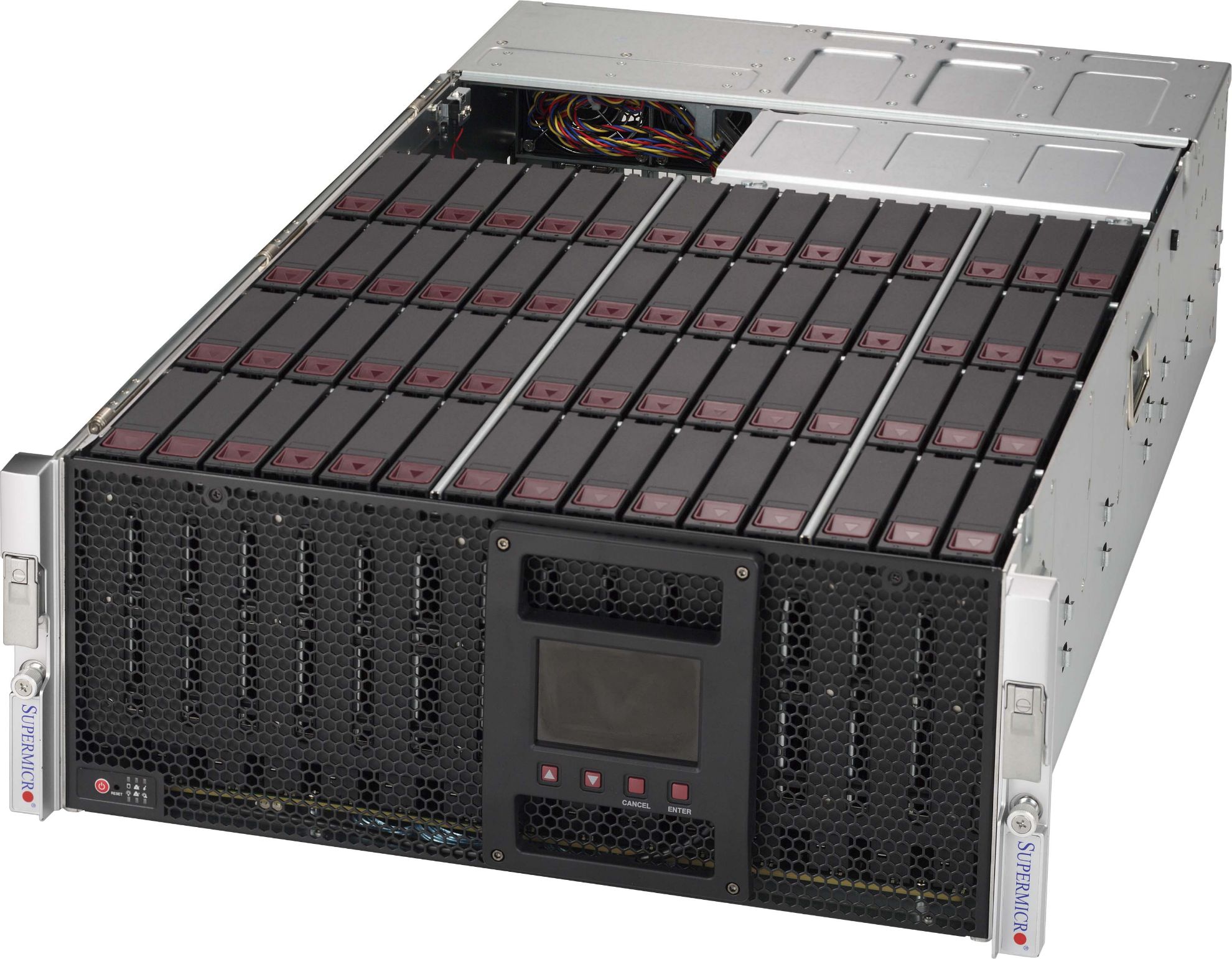 Picture of NTS Elite Vault storage 4U JBOD Storage System 60-Bay Top-Load SAS/SATA Drive
