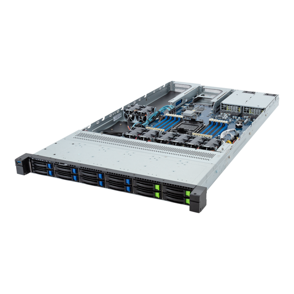 Picture of NTS Elite Command 1U GPU Rack Server Intel Xeon, Gen5 Single-GPU & NVMe Storage