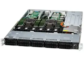 Picture of NTS Elite Vault NAS Solution 1U Server with 10 Hot-Swap Drives + 2 M.2