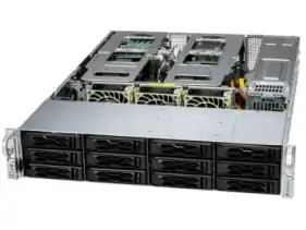 Picture of NTS Elite Vault NAS Solution 2U Server with 12 Hot-Swap Drives + 2 M.2