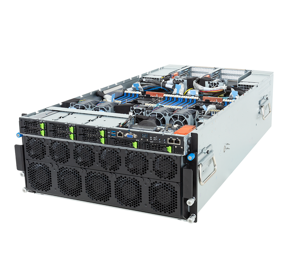 Picture of NTS Elite APEX 5U Dual‑CPU 8‑GPU Compute Server