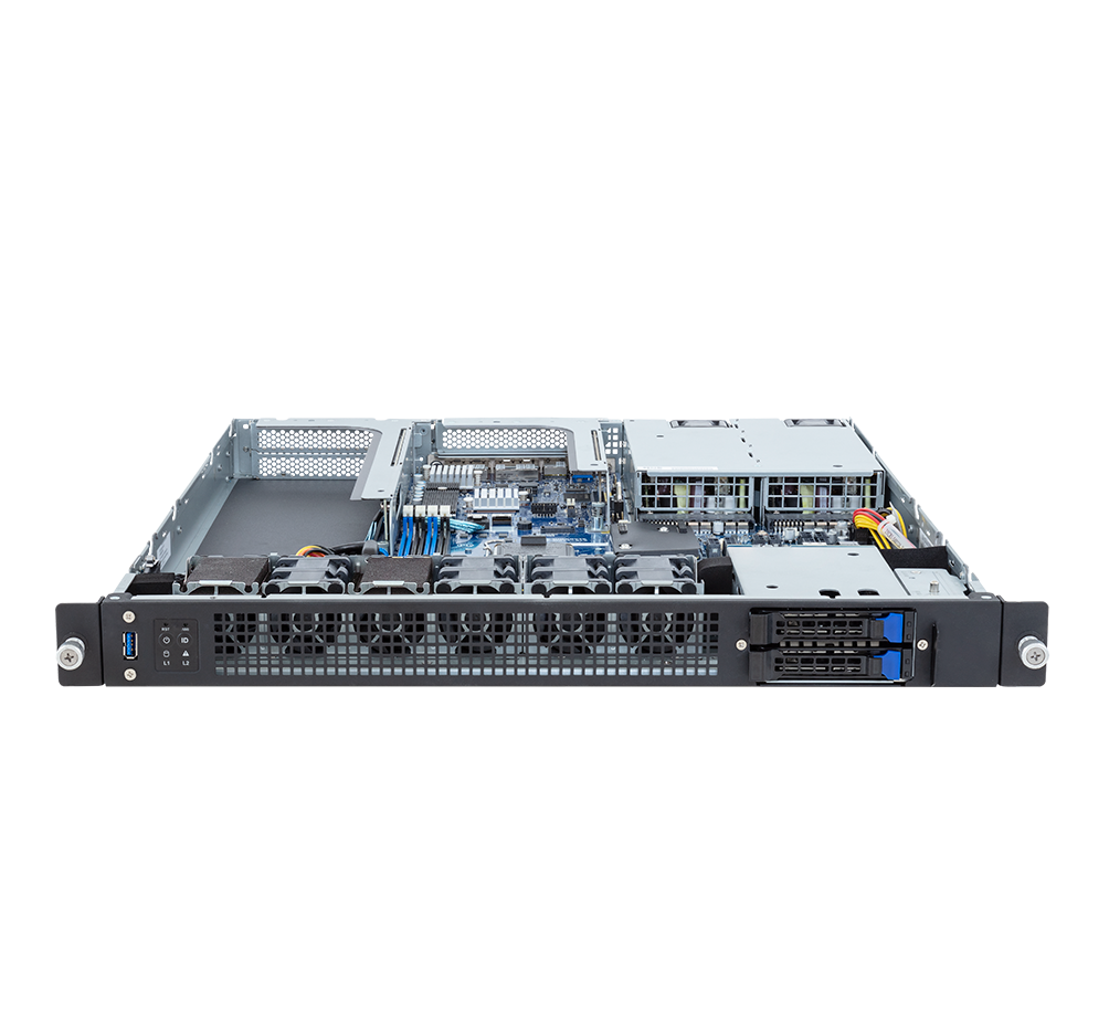 Picture of NTS Elite Command 1U Edge Server with 3-Drive Support (2 Hot-Swap + M.2)