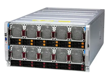 Picture of NTS Elite APEX 6U 8-CPU Xeon MP with  Multi-GPU AI & HPC Engine