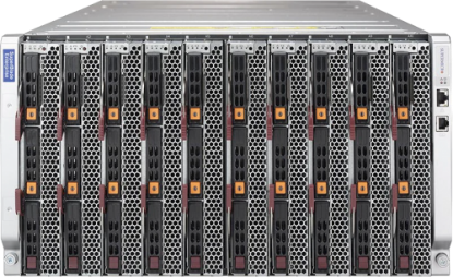 Picture of NTS Elite Edge 10-Blade Enterprise Blade Server Supporting up to 30 NVMe Drives