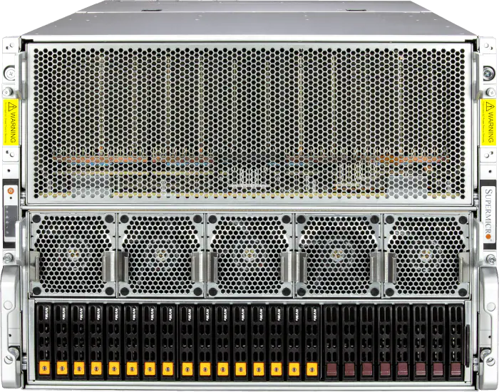 Picture of NTS Elite APEX Gold 8U MI300X GPU Accelerator Server