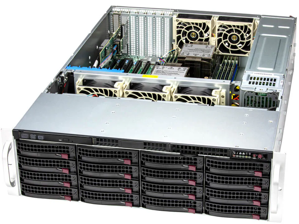 Picture of NTS Elite Vault storage 3U Scalable Storage Server with Support for 18 Drives
