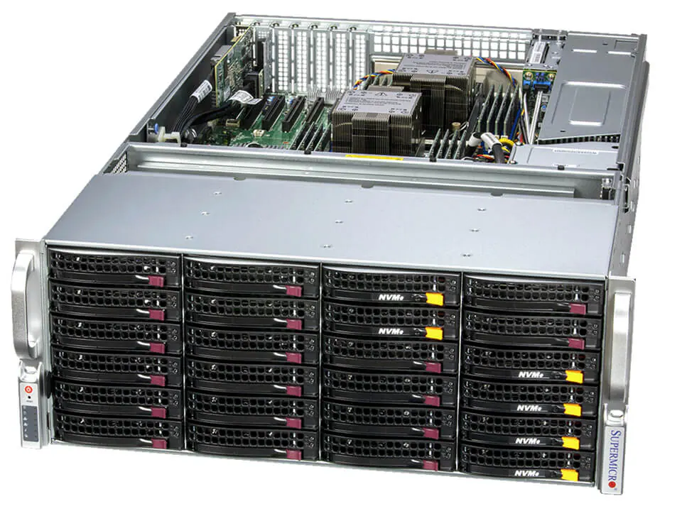 Picture of NTS Elite Vault 4U 38-Bay Storage Server with 36 Hot-Swap 3.5 Bays + 2 Rear 2.5 Bays