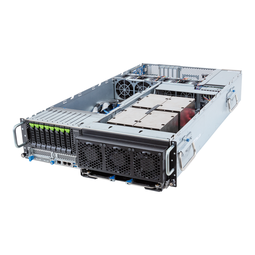 Picture of NTS Elite APEX 3U Dual Xeon 4-GPU AI/HPC Server