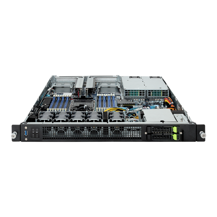 Picture of NTS Elite Command 1U Server with 3‑Drive Support (2 Hot‑Swap + M.2)