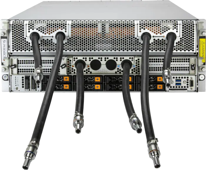 Picture of NTS Elite APEX 4U HGX B200 Liquid-Cooled GPU Server