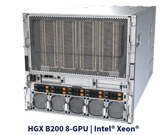 Picture of SYS-A22GA-NBRT 8-GPU with HGX B200
