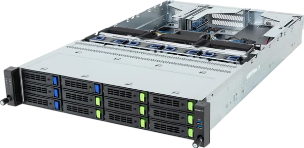 Picture of NTS Elite Command 2U Server with 13-Drive Support (8 NVMe + 4 Hot-Swap + M.2)