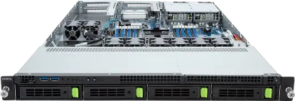 Picture of NTS Elite Command 1U Enterprise Server with 5 Drives (4 Hot‑Swap + M.2)