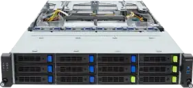 Picture of NTS Elite Command 2U Server with Dual Intel Xeon CPUs and 12 Drives (NVMe + SATA/SAS)