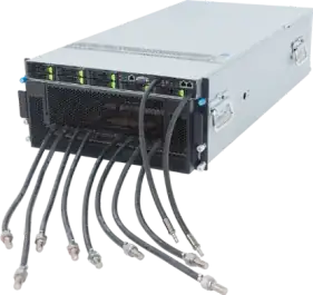Picture of NTS Elite APEX High-Density 8-GPU Liquid-Cooled AI Server