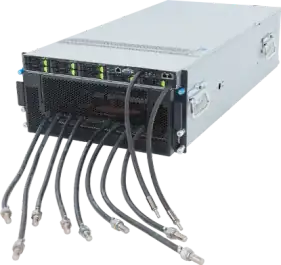 Picture of NTS Elite APEX Liquid-Cooled 8-GPU AMD MI300X AI Server