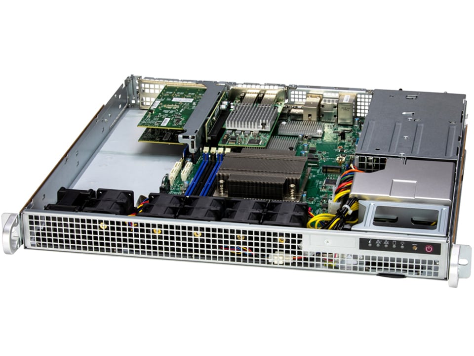 Picture of NTS Elite Apex Compact 1U Edge Server for Industrial, Telecom, and Remote Sites