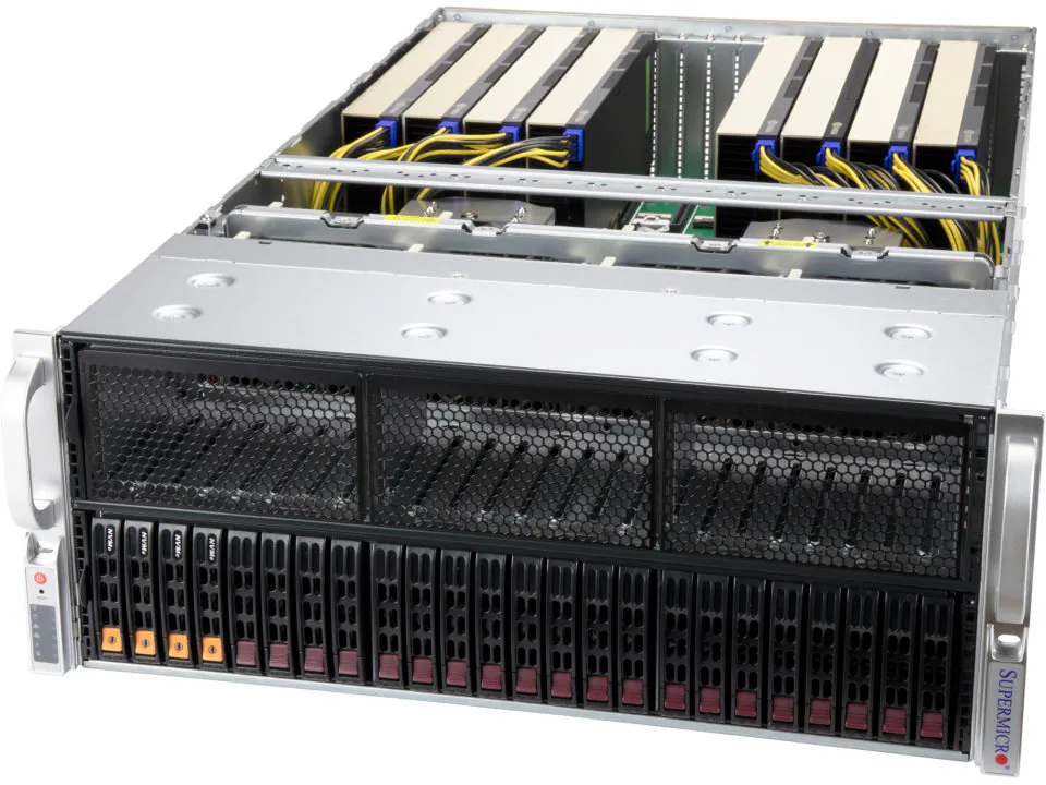 Picture of NTS Elite APEX 4U Dual-Socket GPU Acceleration Server for AI Training