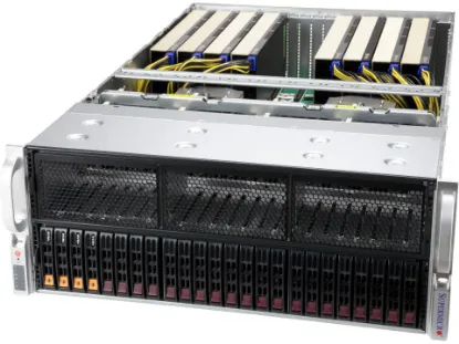 Picture of NTS Elite APEX 4U Dual-Socket GPU Acceleration Server for AI Training