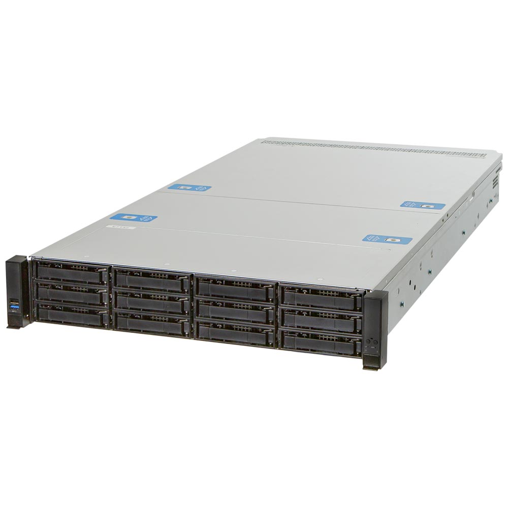 Picture of NTS Elite Command 2U Enterprise Rack Server with 12 Hot-Swap HDD/SSD + 4 NVMe