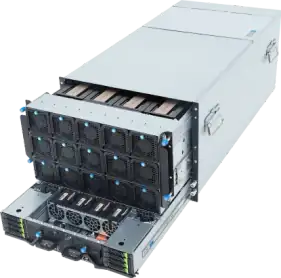 Picture of NTS Elite APEX 8U AI Platform with Dual Intel Xeon & HGX B300