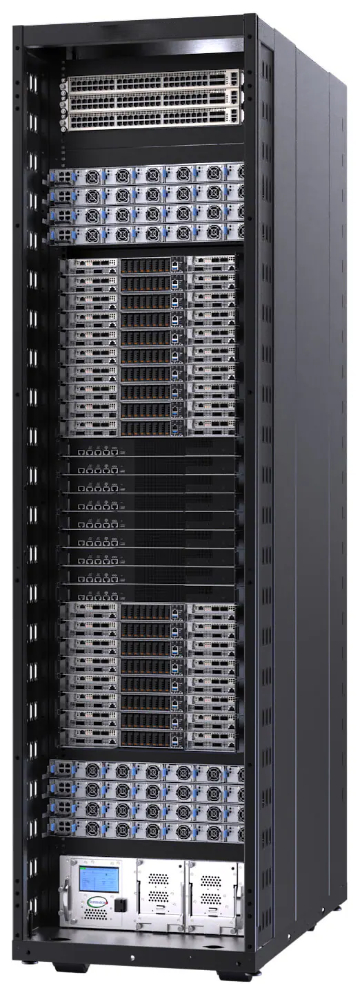 Picture of Supermicro NVIDIA GB200 NVL72 