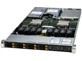 Picture of NTS Elite Command 1U Rack Server with 12 Hot‑Swap Bays