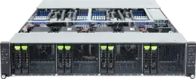 Picture of NTS Elite Command 2U High‑Density with 8 Drives, 4 GPU Slots and Liquid Cooling