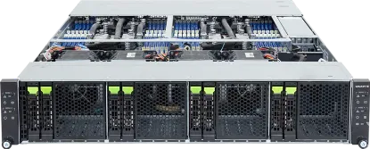 Picture of NTS Elite Command 2U High‑Density with 8 Drives, 4 GPU Slots and Liquid Cooling