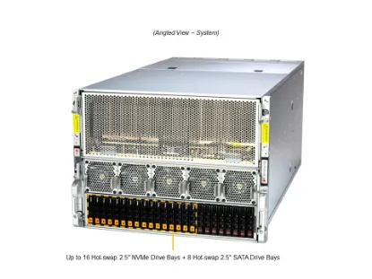 Picture of NTS Elite APEX 8U GPU Compute Server AMD MI300X 8‑GPU AI & Deep Learning