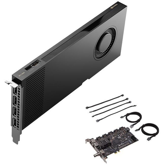 Picture of NVIDIA RTX 4000, Ada Lovelace architecture, Quadro Sync II 