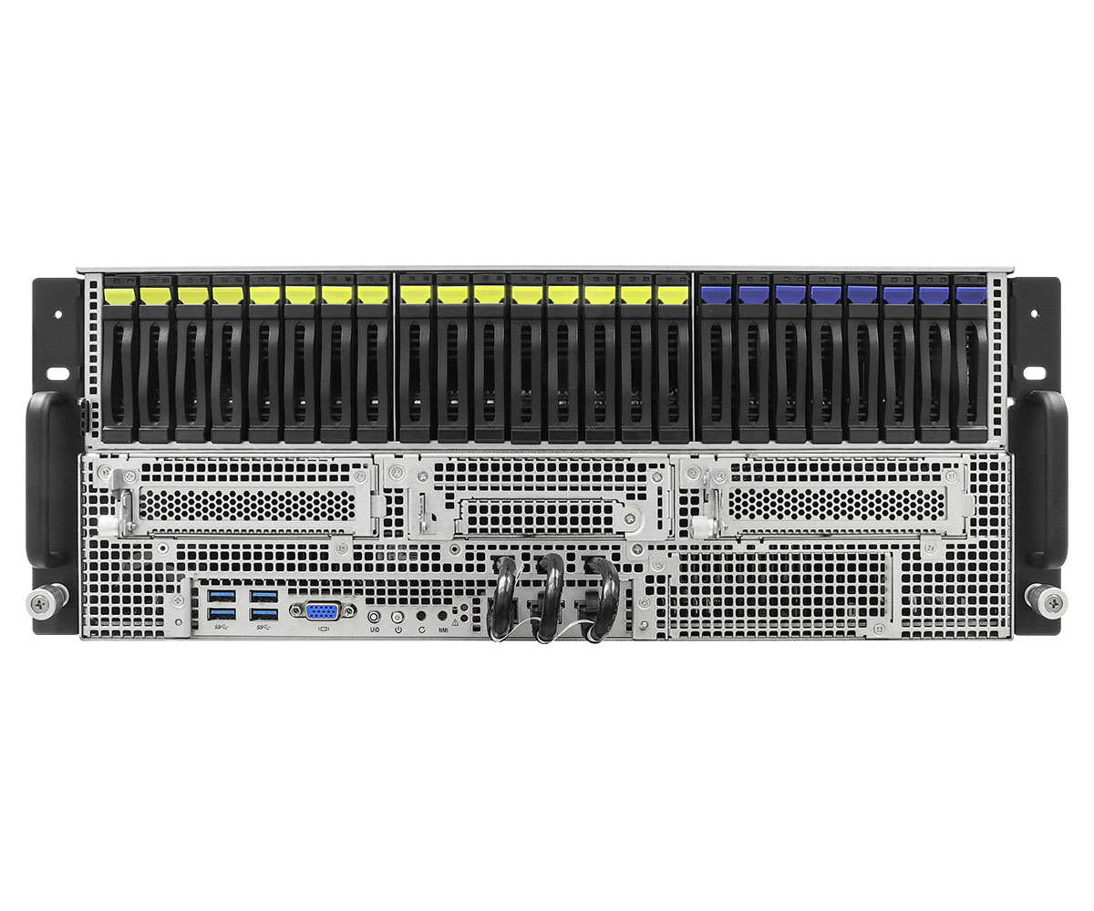 Picture of NTS Elite APEX 4U AMD EPYC AI GPU Server Built for AI & HPC