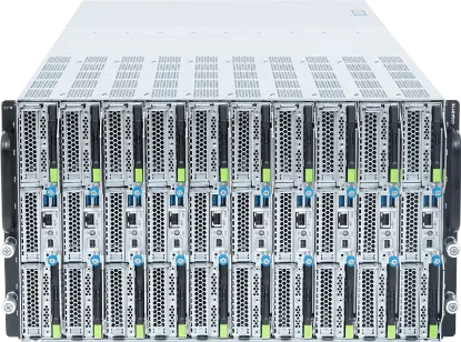 Picture of NTS Elite Fusion 6U Liquid-Cooled AI GPU Server | High-Density AMD EPYC